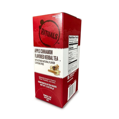 Herbal Apple Cinnamon Tea, 25 count, Caffeine Free